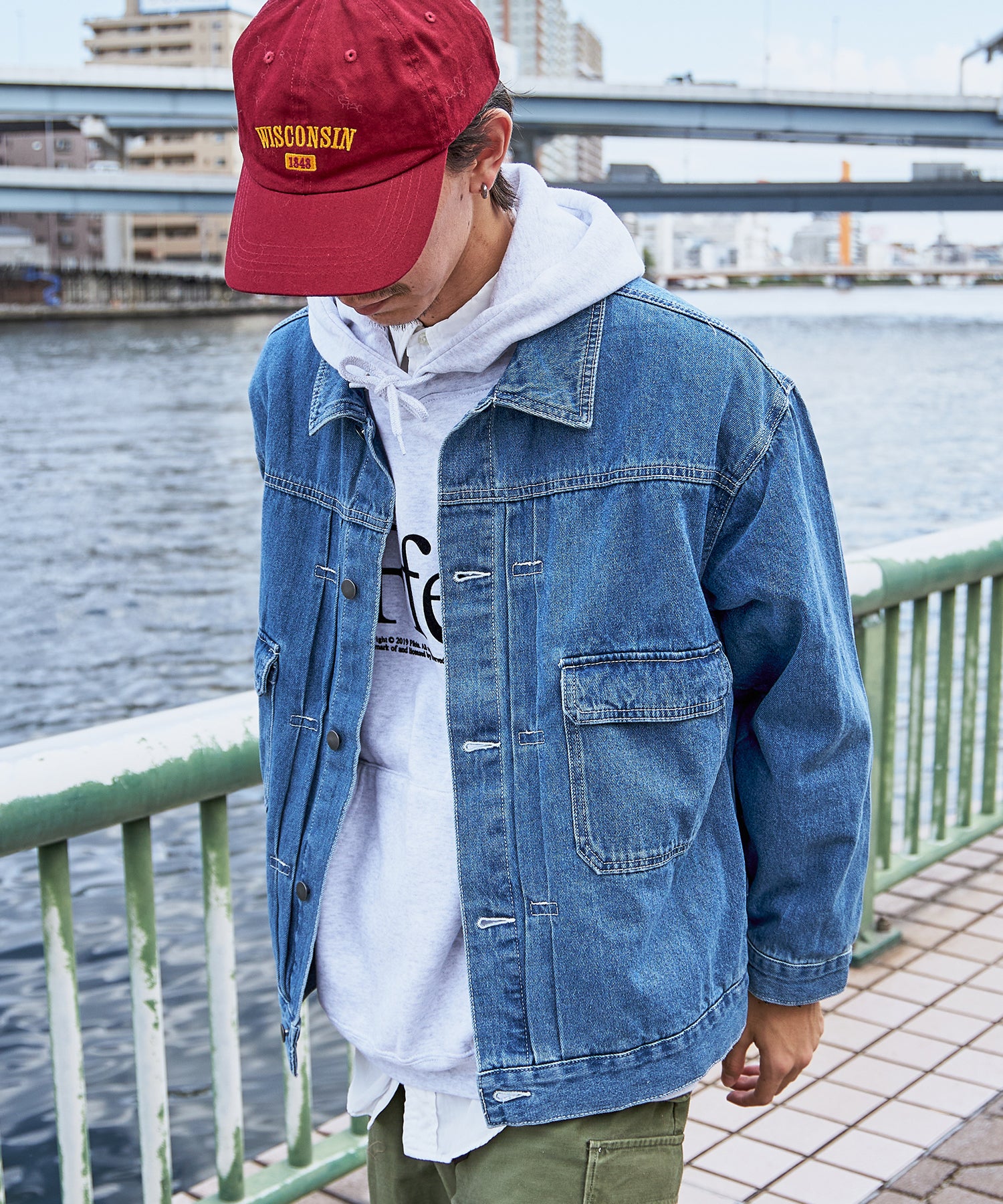 FFEIN/フェイン】オーバーサイズデニムジャケット ブルー – NAVAL