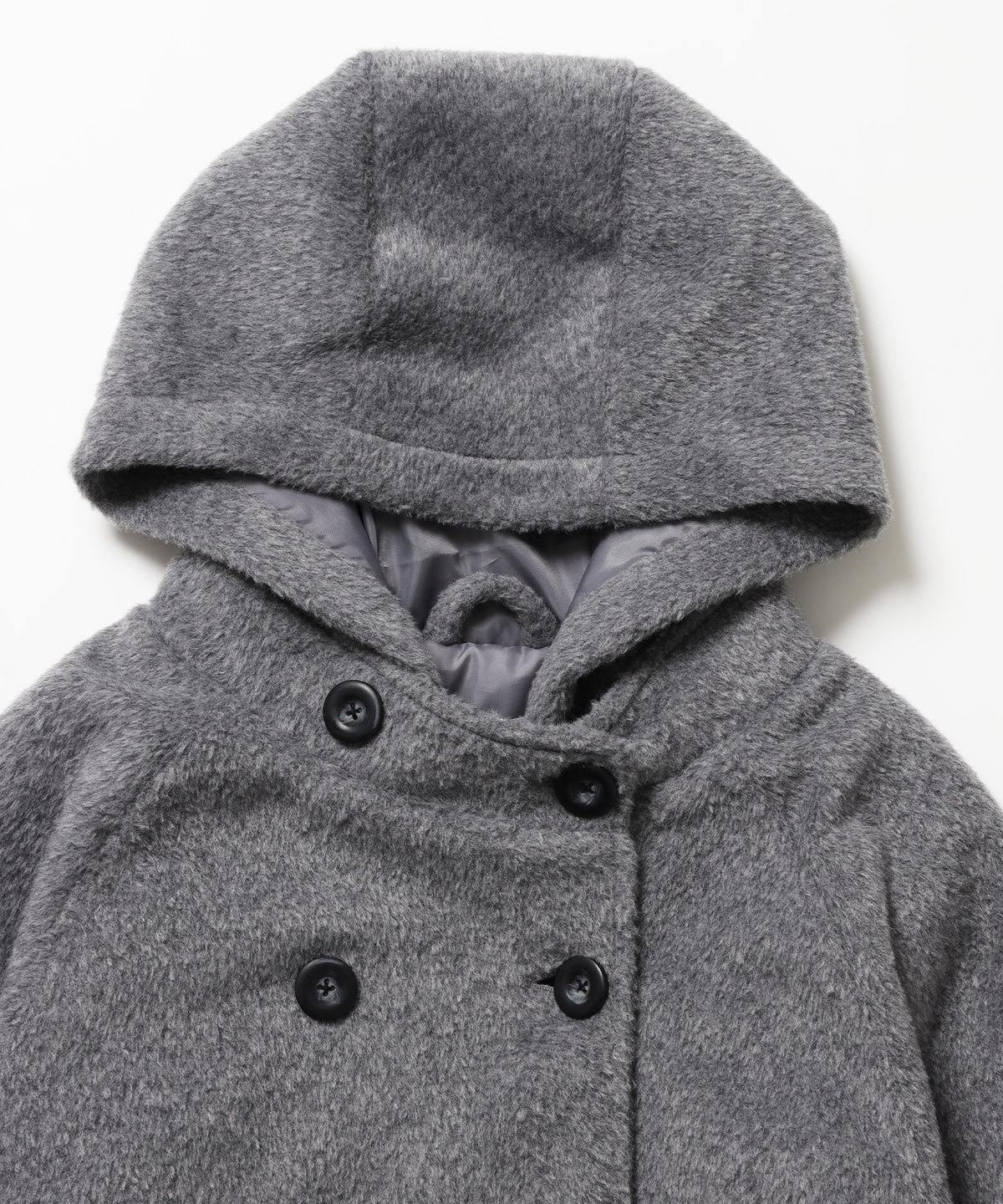 ※WEB限定 / フードメルトンPコート / sqnzU middle p coat