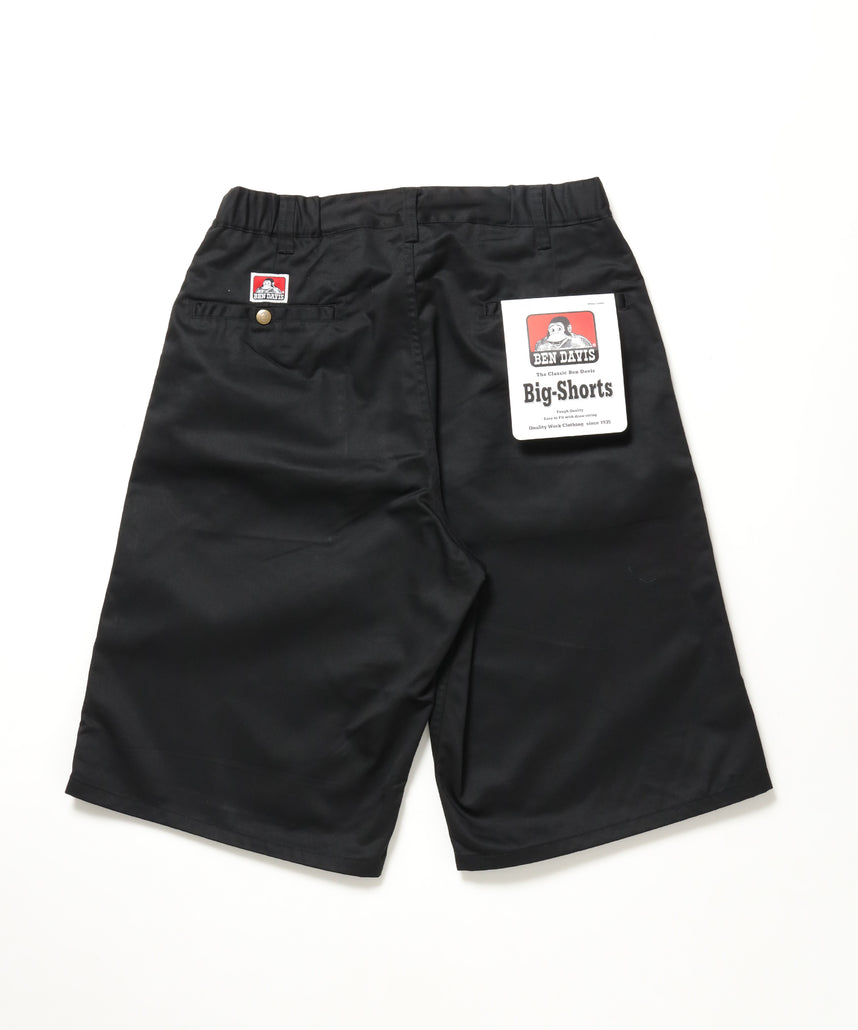 BIG WORK SHORTS ブラック / ワークショーツ パンツ ビックシルエット