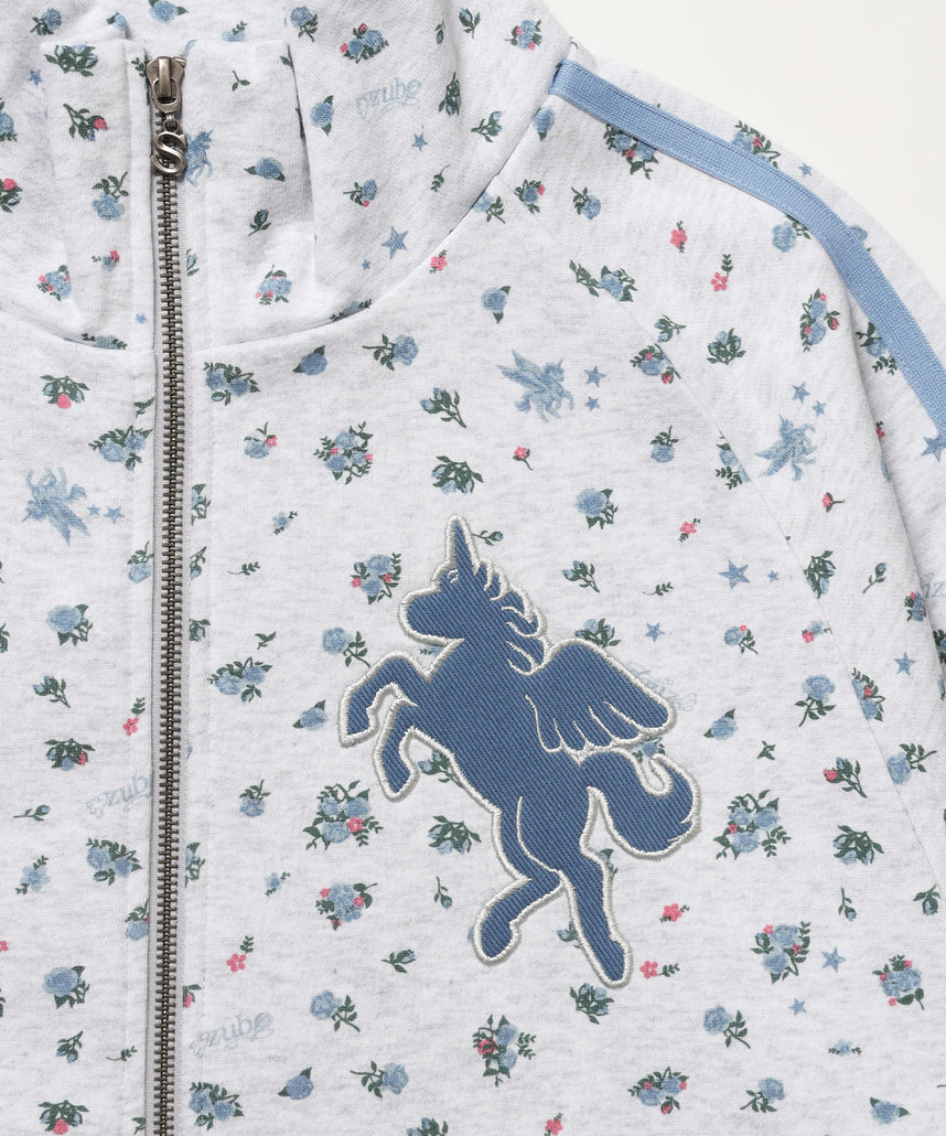 ※WEB限定 / ユニコーンワッペン刺繍トラックジャケット / sqnzU horse track jkt 柄82