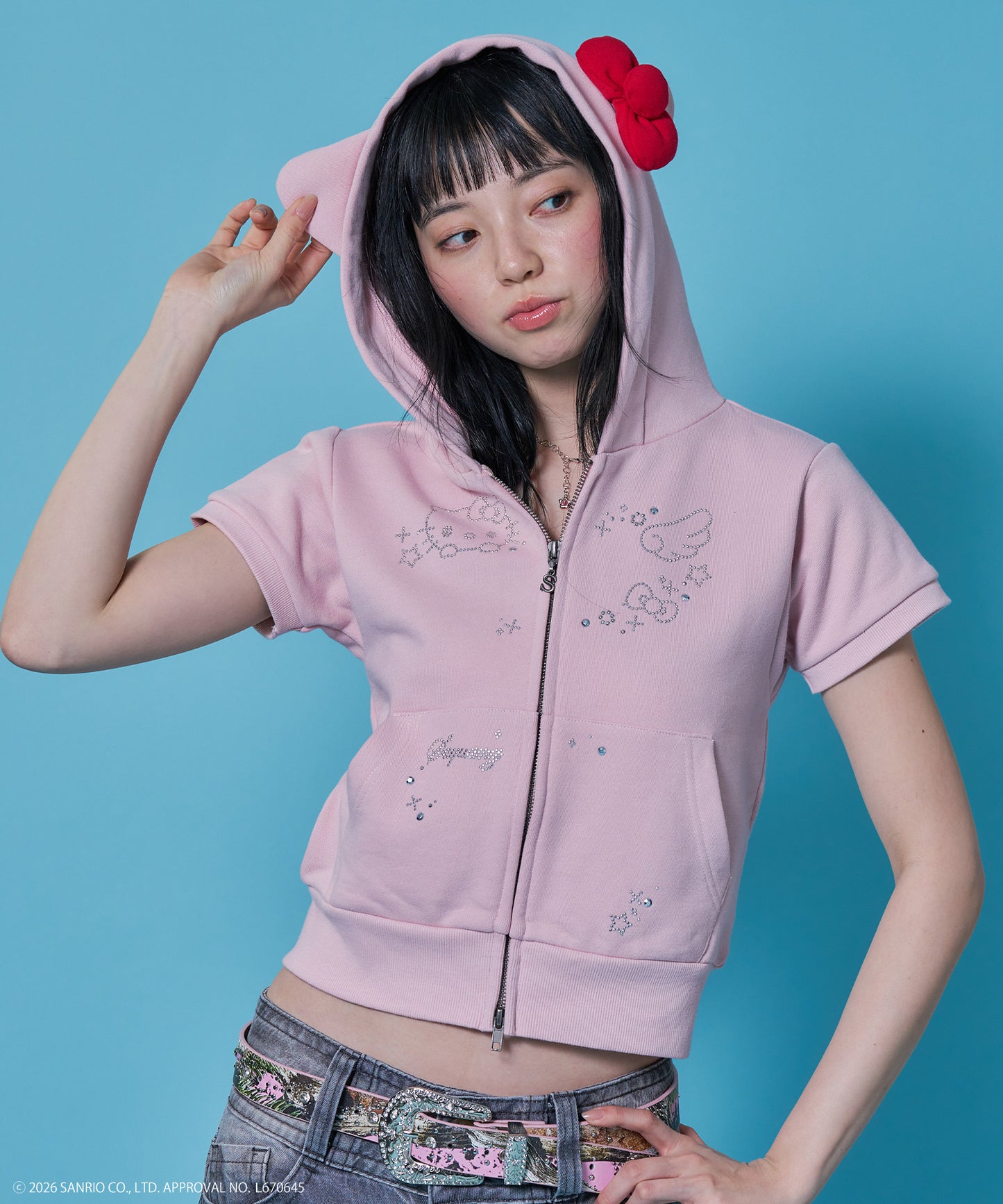 モデル：H164 Size:F ライトピンク