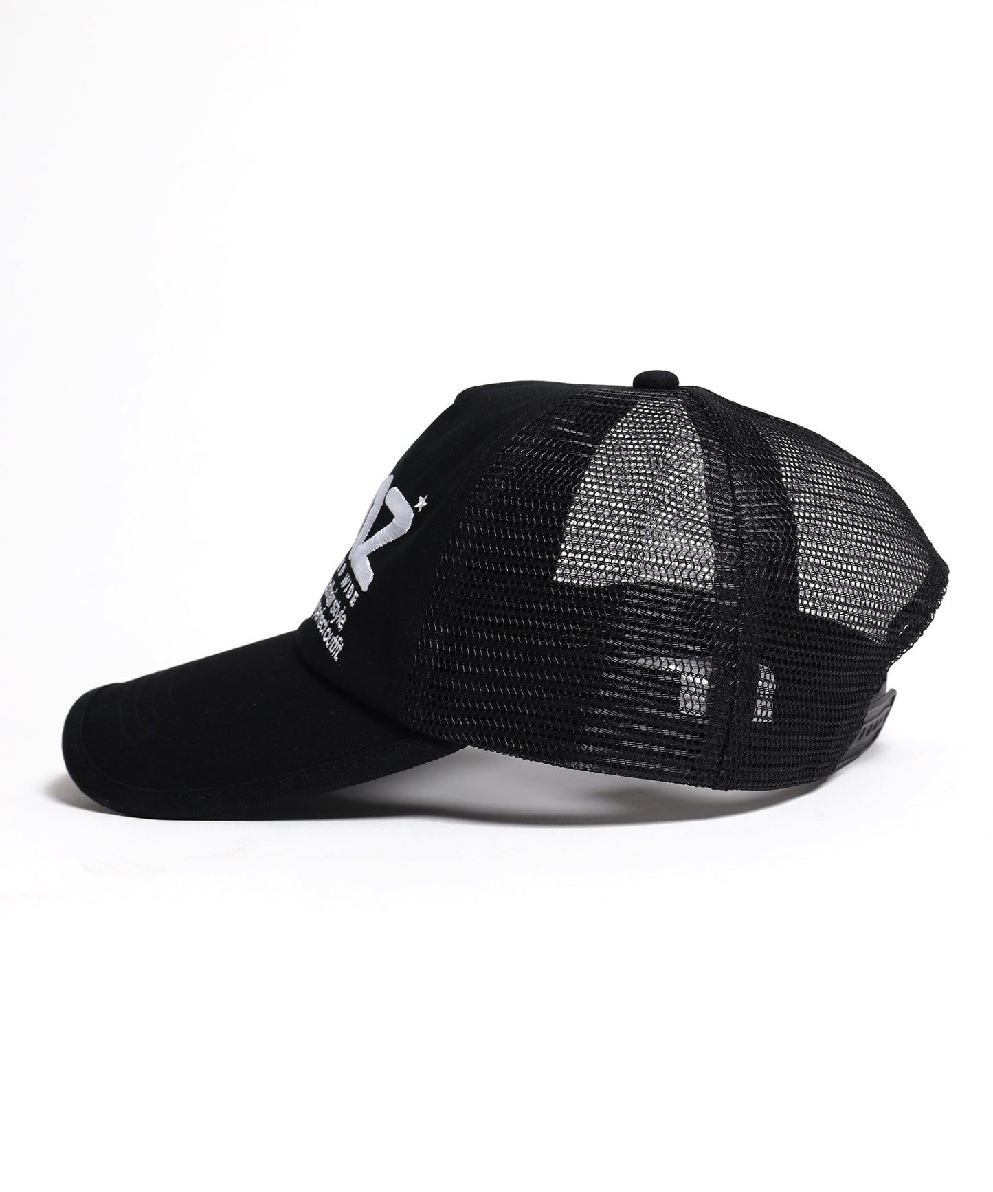 ※WEB限定 / 刺繍 / メッシュキャップ / sqnz mesh logo cap ブラック
