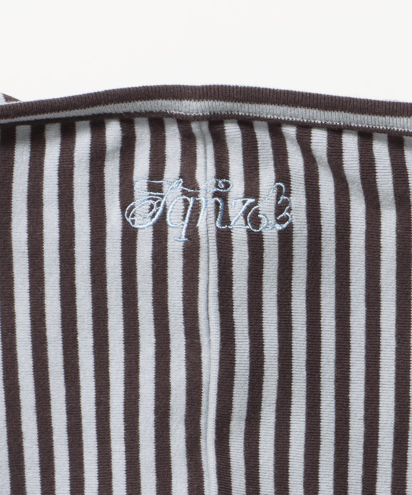 ※WEB限定 / レディースボーダータンクトップ / sqnz border hooded tank top ライトブルー