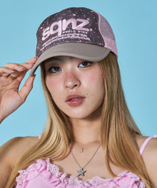 ※WEB限定 / 刺繍 / メッシュキャップ / sqnz mesh logo cap ブラウン