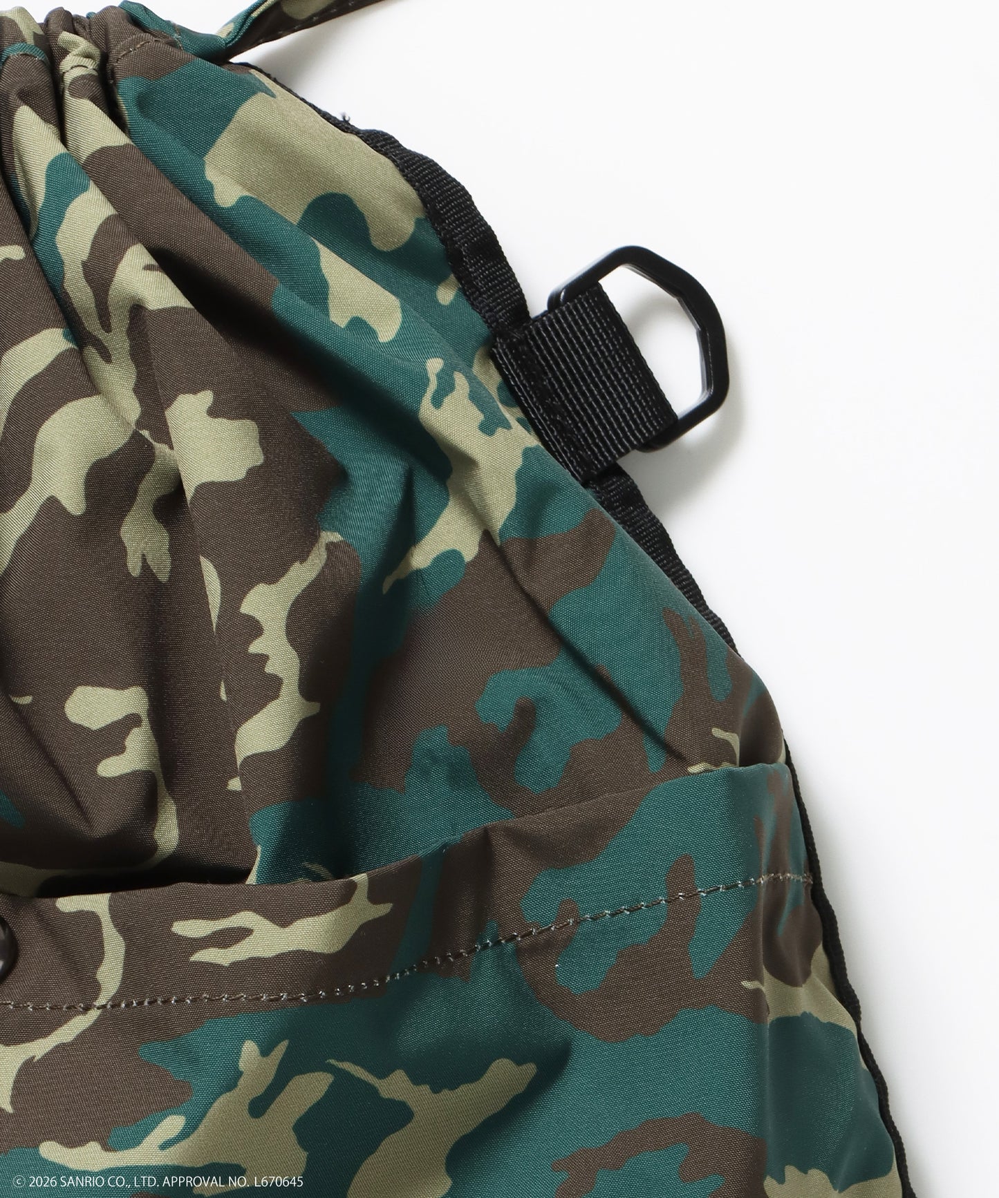 HK KITTY DAILY KNAPSACK / ナップサック バック 雑貨 ２WAY プリント リバーシブル ユニセックス 柄80