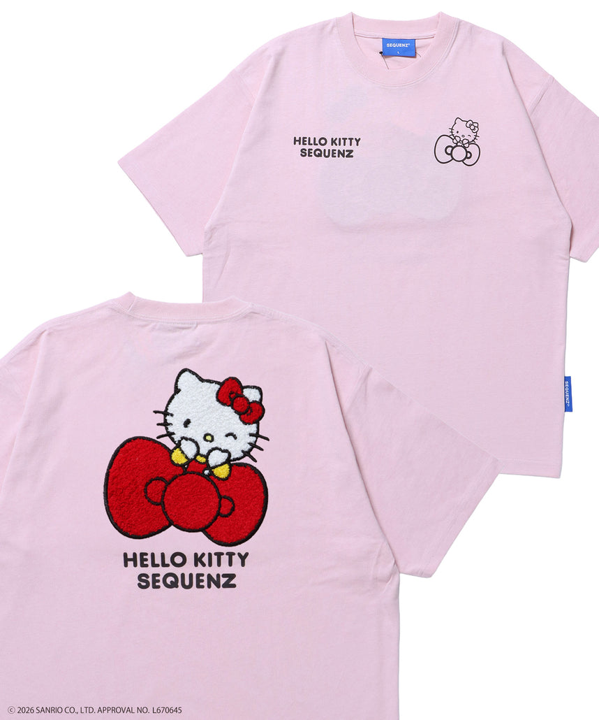 sqnz（エスキュンズ）】HK EMBROIDERY KITTY TEE / ハローキティ