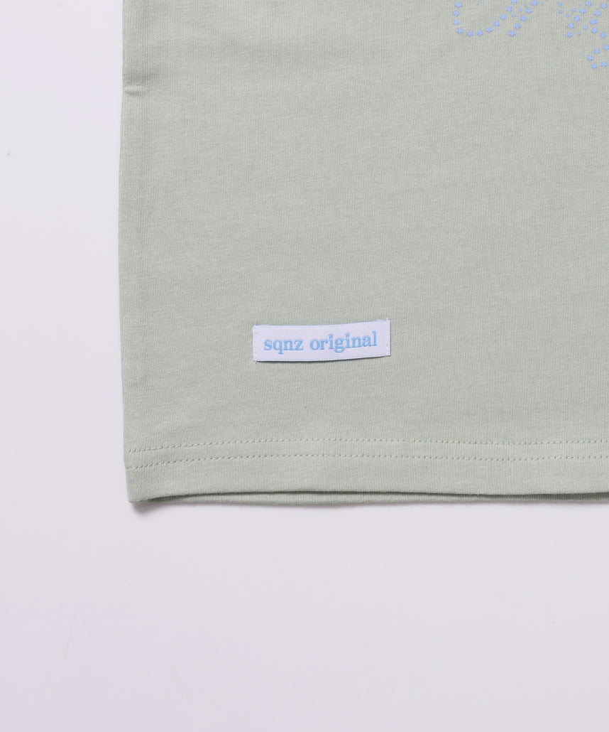 ※WEB限定 / スタッズ / アニマル発砲プリントTシャツ / sqnz star bambi pt tee ミント