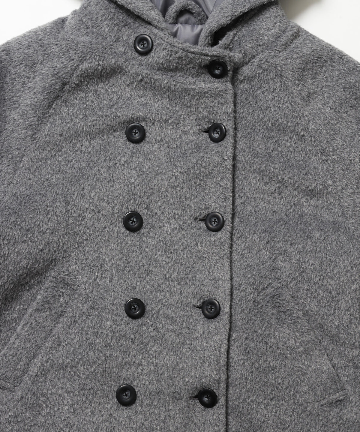 ※WEB限定 / フードメルトンPコート / sqnzU middle p coat