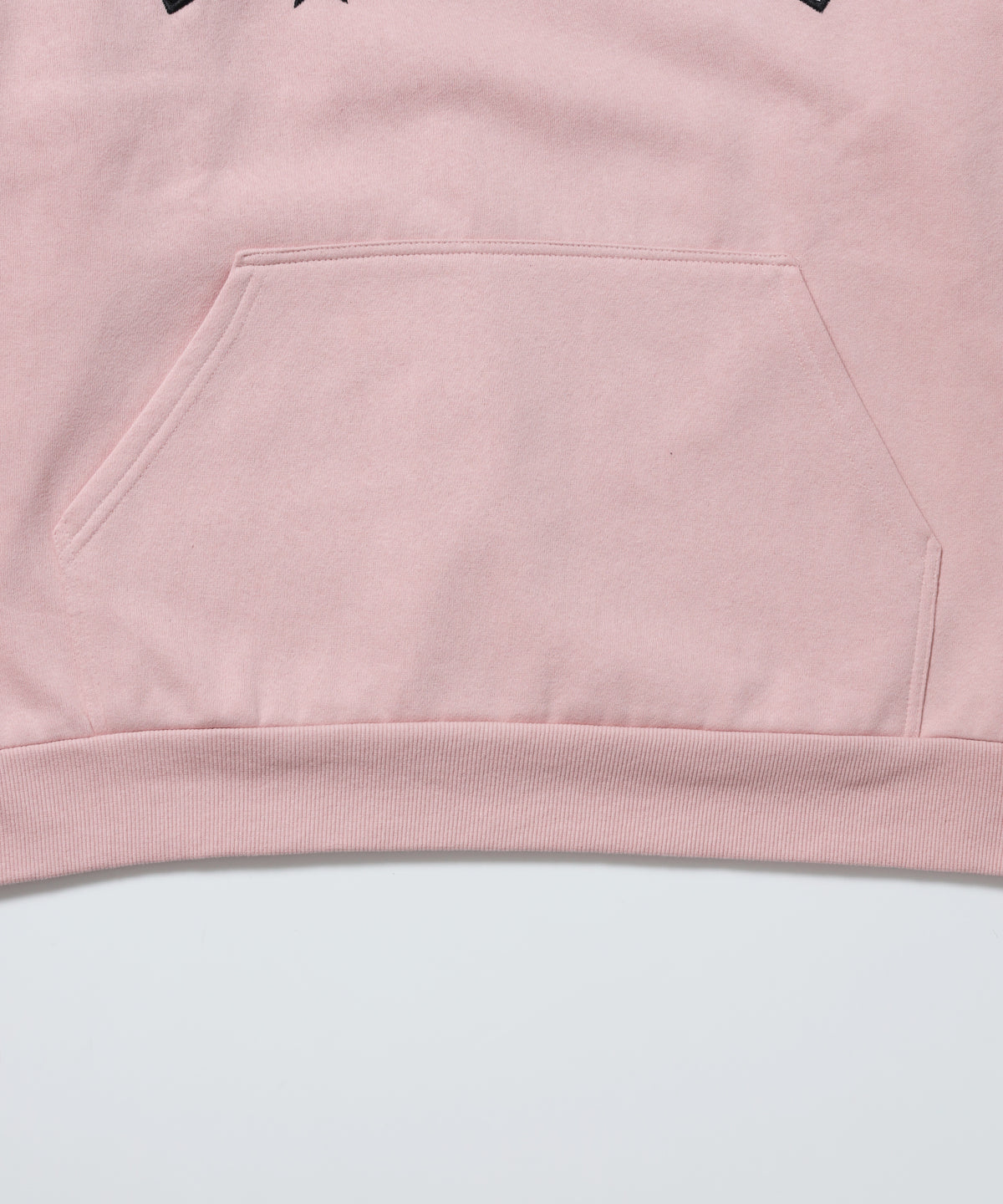 ※WEB限定 / 短丈裏起毛プルパーカー / sqnz gingham applique pk ピンク