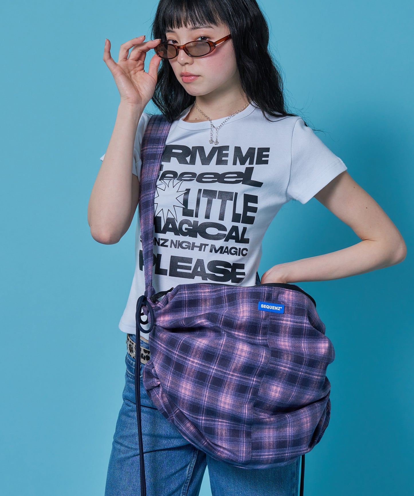 ギャザーショルダーバッグ / SHOULDER GATHER BAG ピンク