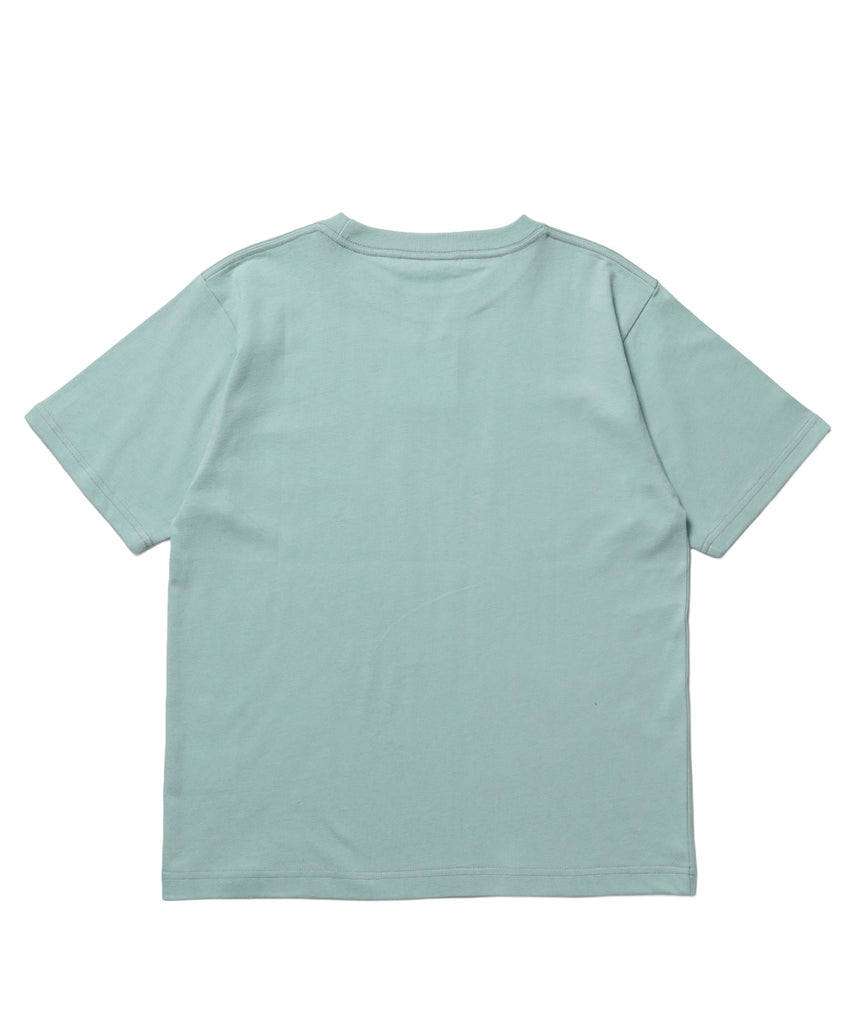 ※WEB限定 / ドットロゴ半袖Tシャツ / sqnz heart dot logo pt tee ライトブルー