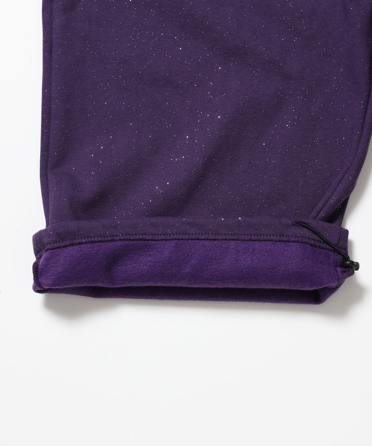 グリッタースウェットパンツ / SQNZ GLITTER SWEAT PANTS グレイッシュパープル