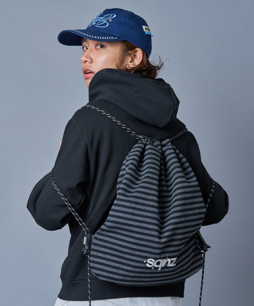 ≪予約商品≫sqnz dairy 2way knapsack / ナップサック トートバック 2WAY  チェック ボーダー 柄83