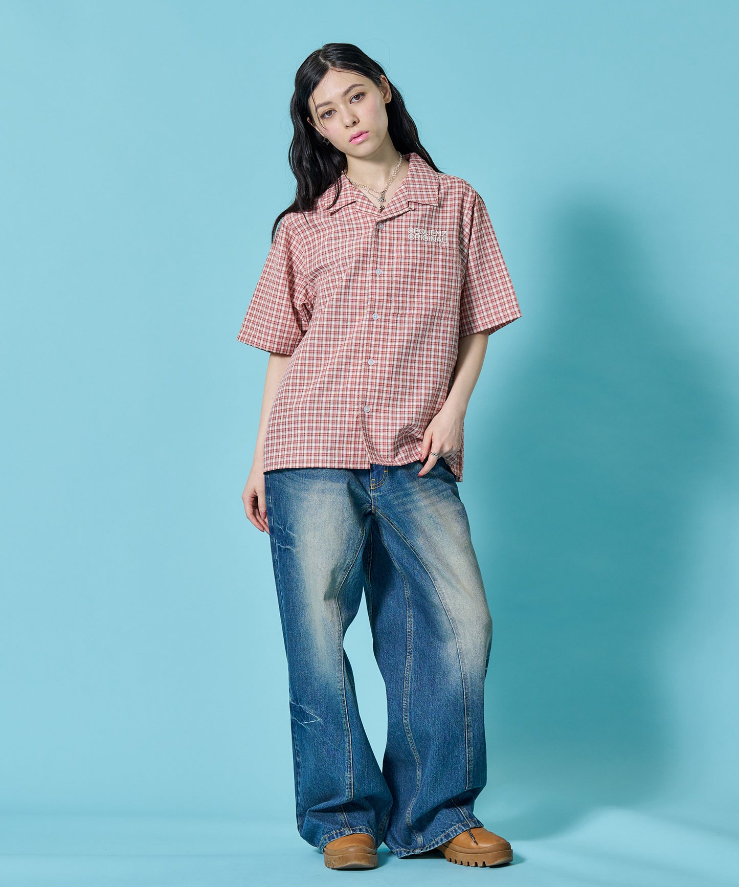 モデル：H163 Size:S レッド