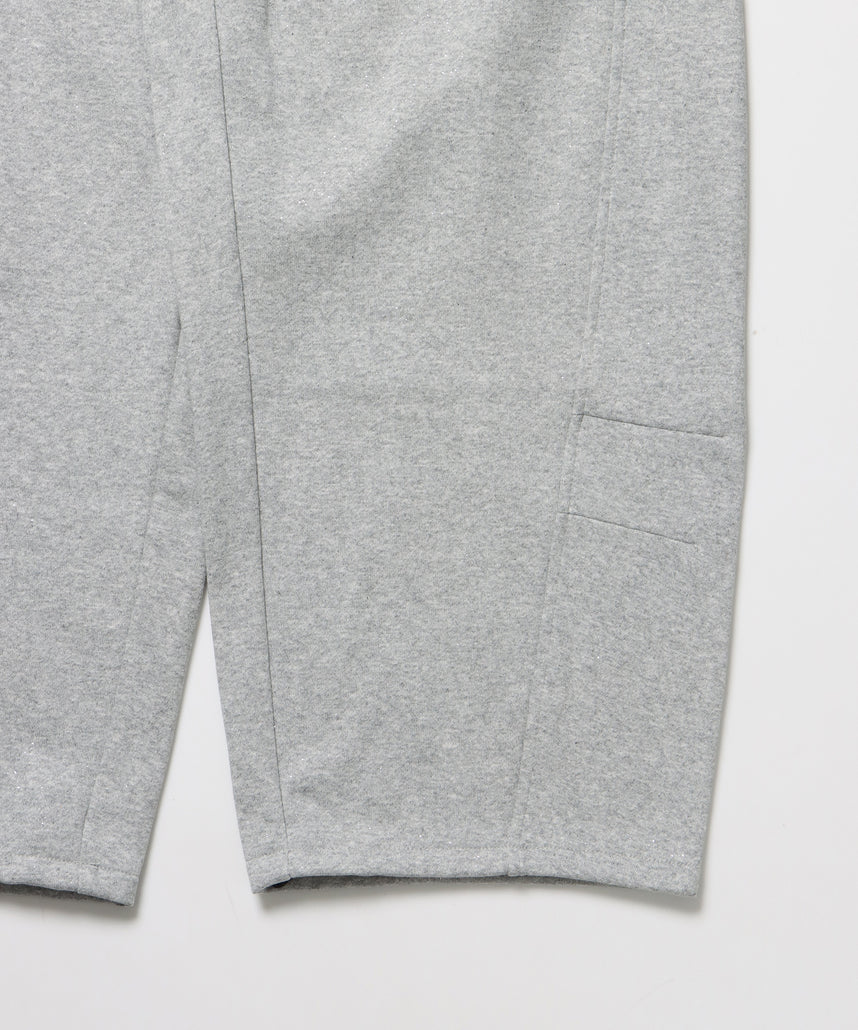 sqnz glitter sweat pants / グリッター スウェットパンツ ラインストーン ドローストリング ポケット 裏起毛 【セットアップ着用可能】 M.グレー