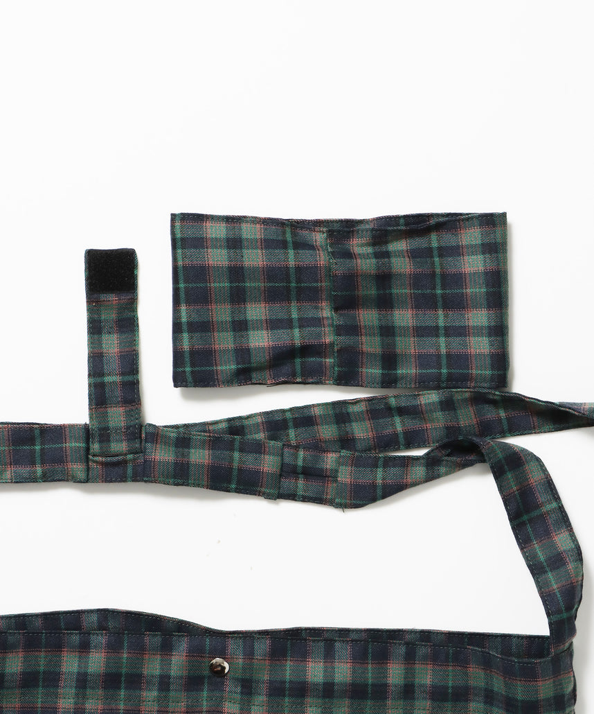 ≪予約商品≫sqnz favorite kira-kira totebag / ラインストーン バック チェック柄 2way ユニセックス グリーン