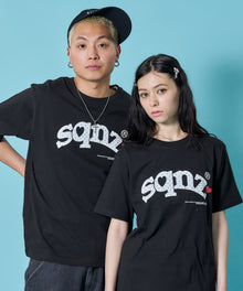 WEB限定 / ドットロゴ半袖Tシャツ / sqnz heart dot logo pt tee