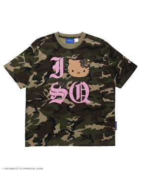 HK I LOVE “KI”TEE / ハローキティ キティちゃん 半袖 クルーネック プリント ワンポイント 柄80