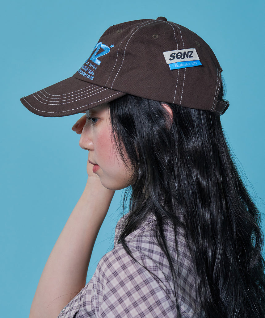 Sassy Rats 刺繍ロゴ キャップ ベースボールキャップ SEQUENZ（シークエンズ）】sqnz logo cap / ロゴ ベースボール