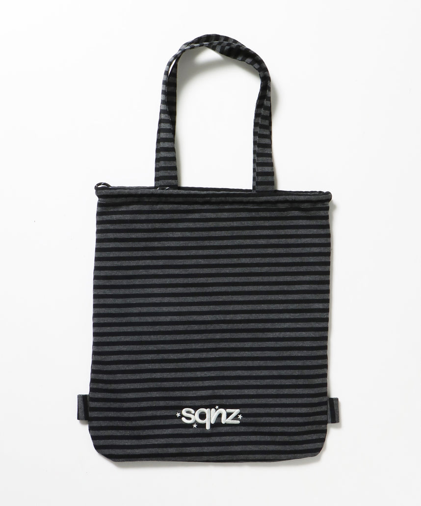 ≪予約商品≫sqnz dairy 2way knapsack / ナップサック トートバック 2WAY  チェック ボーダー 柄83