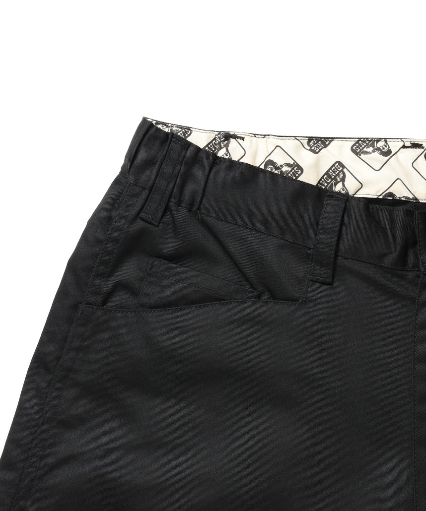 BIG WORK SHORTS ブラック / ワークショーツ パンツ ビックシルエット