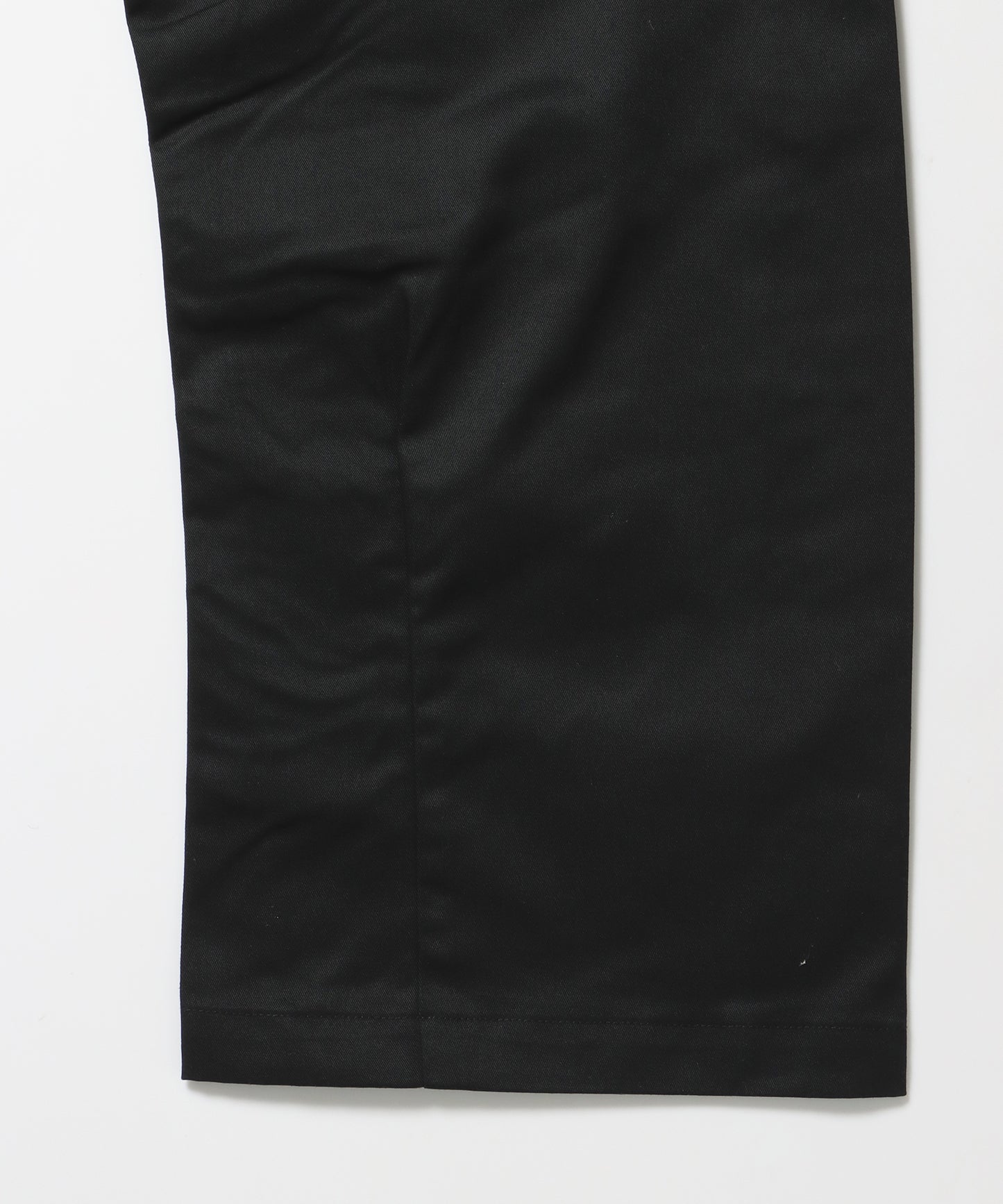 CURVE BUGGY WORK PANTS / パンツ ボトムス カーブ タック ワンポイント ツイル ブラック