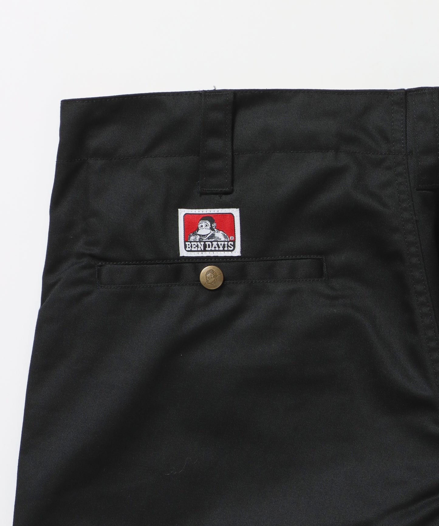 BA01 LITE WORK PANTS / パンツ ボトムス カーブ ワイド ワンポイント ツイル ブラック