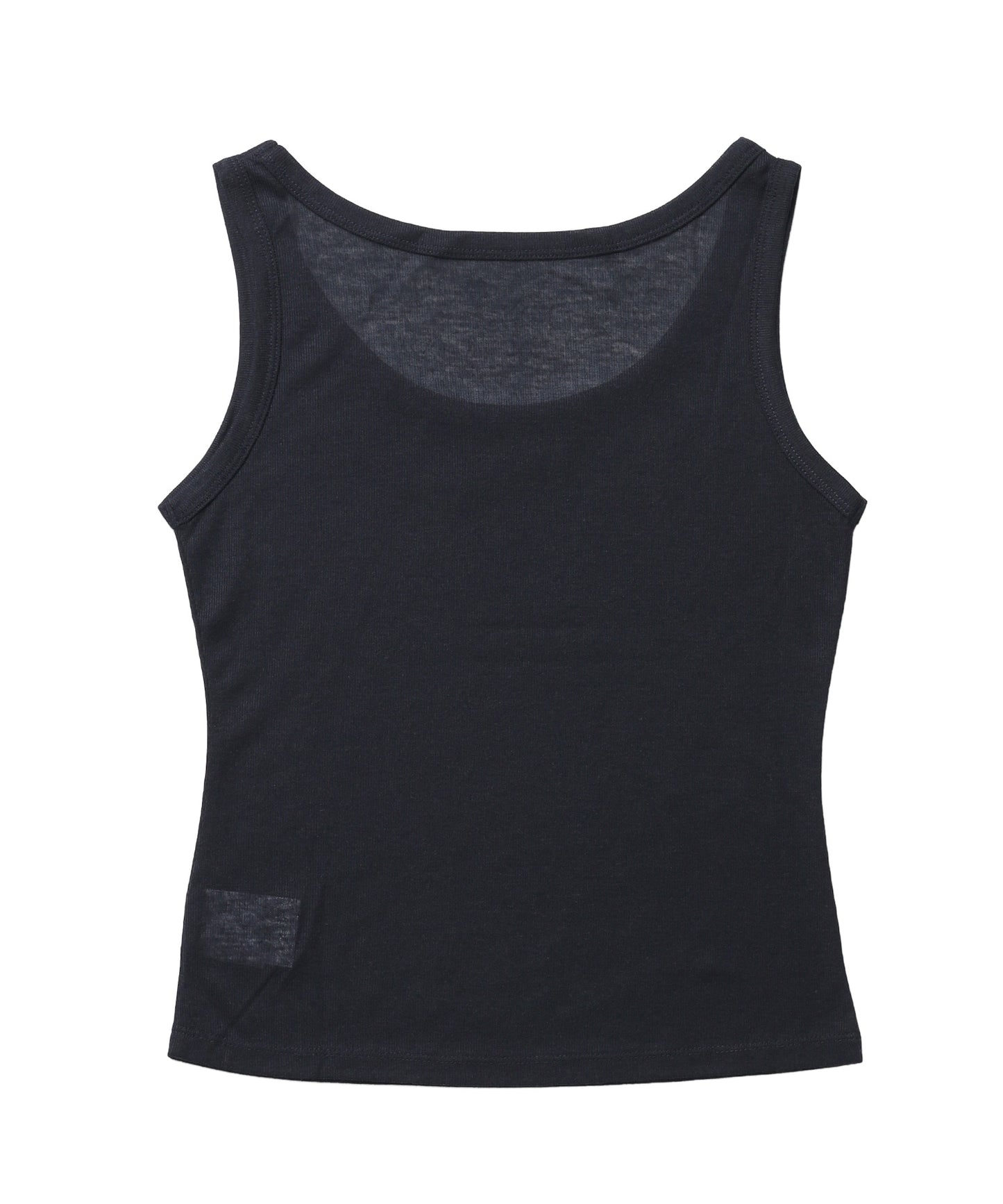 ※WEB限定 /  レディース配色タンクトップ / sqnzsheer layered tank  ネイビー