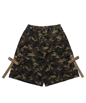 ※WEB限定 / レディースリボンデニムショートパンツ / sqnz ribbon denim shorts 柄80