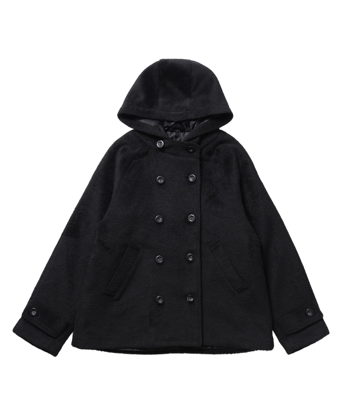 ※WEB限定 / フードメルトンPコート / sqnzU middle p coat
