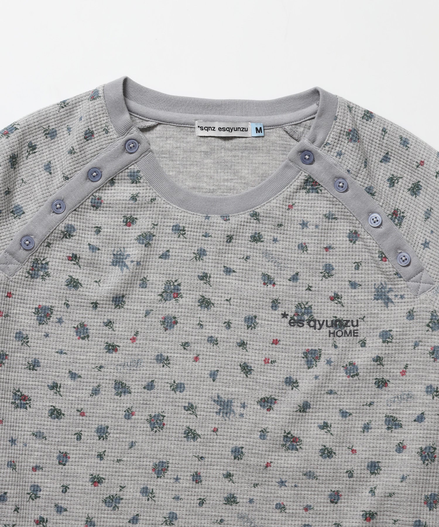 ダブルヘンリーワッフルロンT / sqnzU asetry neck thermal l/s tee