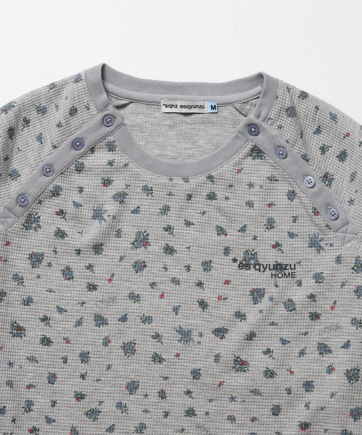 ダブルヘンリーワッフルロンT / sqnzU asetry neck thermal l/s tee