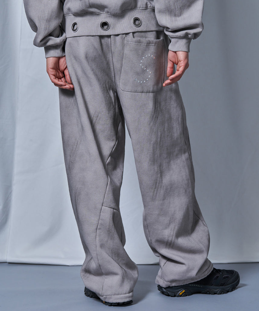 sqnz（エスキュンズ）sqnz fade sweat pants / スウェット パンツ 加工