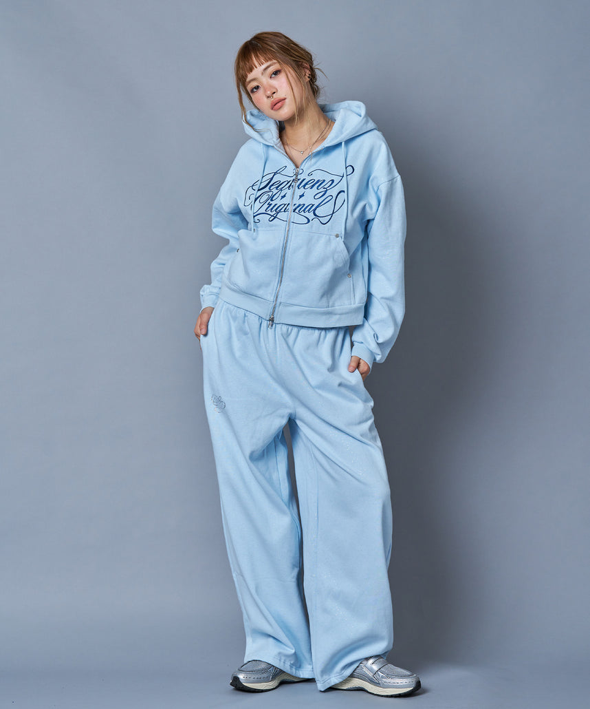 その他 sqc SEQUENZ（シークエンズ）】SQNZ LOGO GLITTER ZIP P/K / グリッター