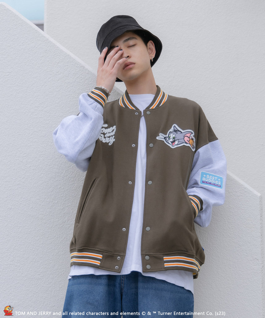 SEQUENZシークエンズ】 TOM and JERRY CLASSIC STADIUM JACKET / トム