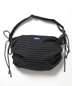 SHOULDER GATHER BAG / テック ショルダーバッグ 調節可能 ドローコード 柄83