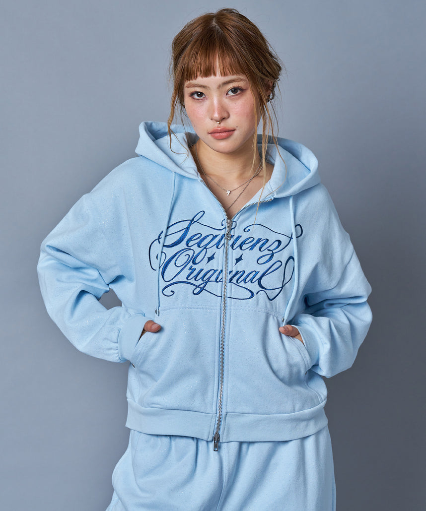ガーリッシュgirlishパフスリーブスウェットパウダーブルー未使用 girlish パフスリーブスウェット - メルカリ