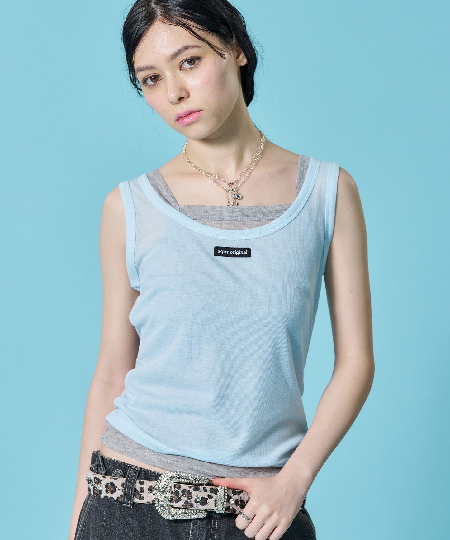 モデル：H163 Size:M ライトブルー
