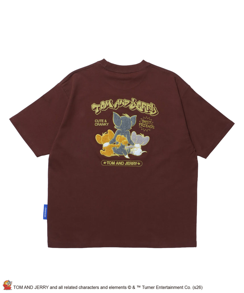 SEQUENZ（シークエンズ）】TJ BEST FRIENDS! EMB. TEE / トムと