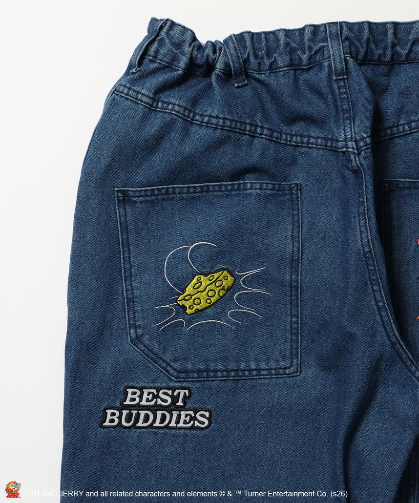 SEQUENZ（シークエンズ）】TJ JERRY AND TUFFY LOOSE DENIM / トムと