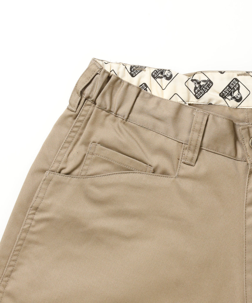 BIG WORK SHORTS ベージュ / ワークショーツ パンツ ビックシルエット