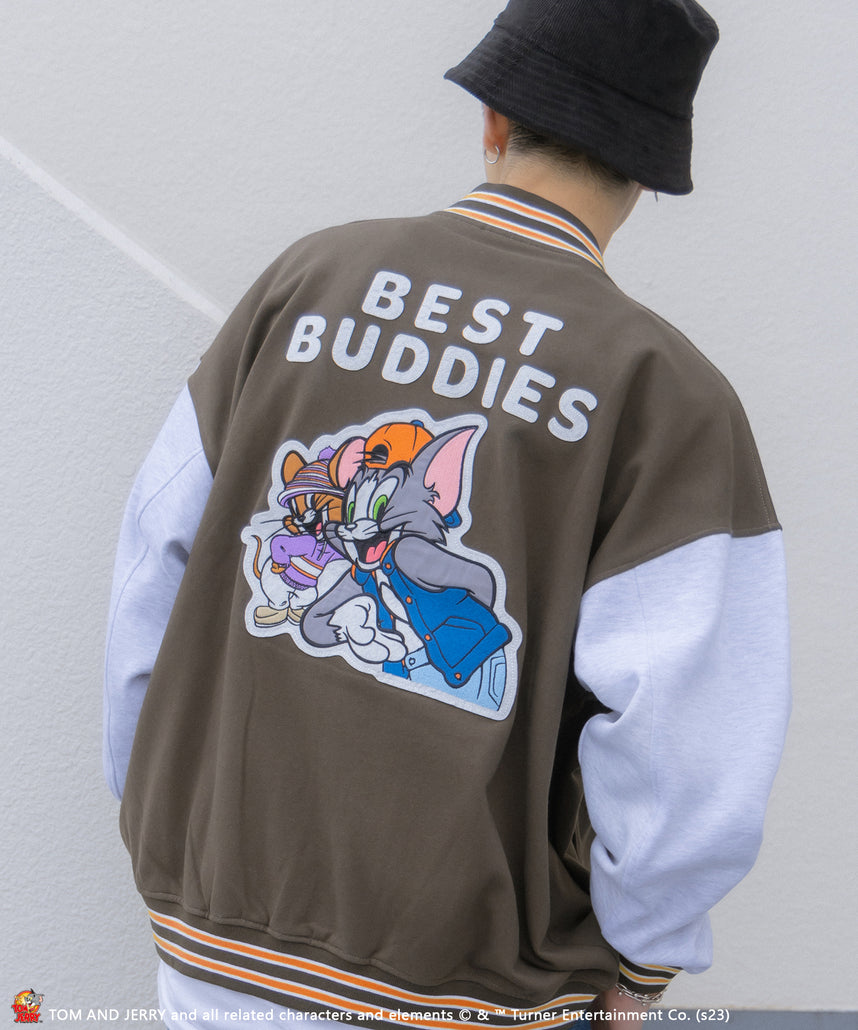 SEQUENZシークエンズ】 TOM and JERRY CLASSIC STADIUM JACKET / トム