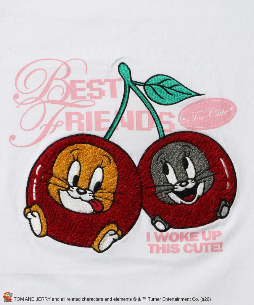 SEQUENZ（シークエンズ）】TJ CHERRY FLOCKY S/S TEE / トムとジェリー