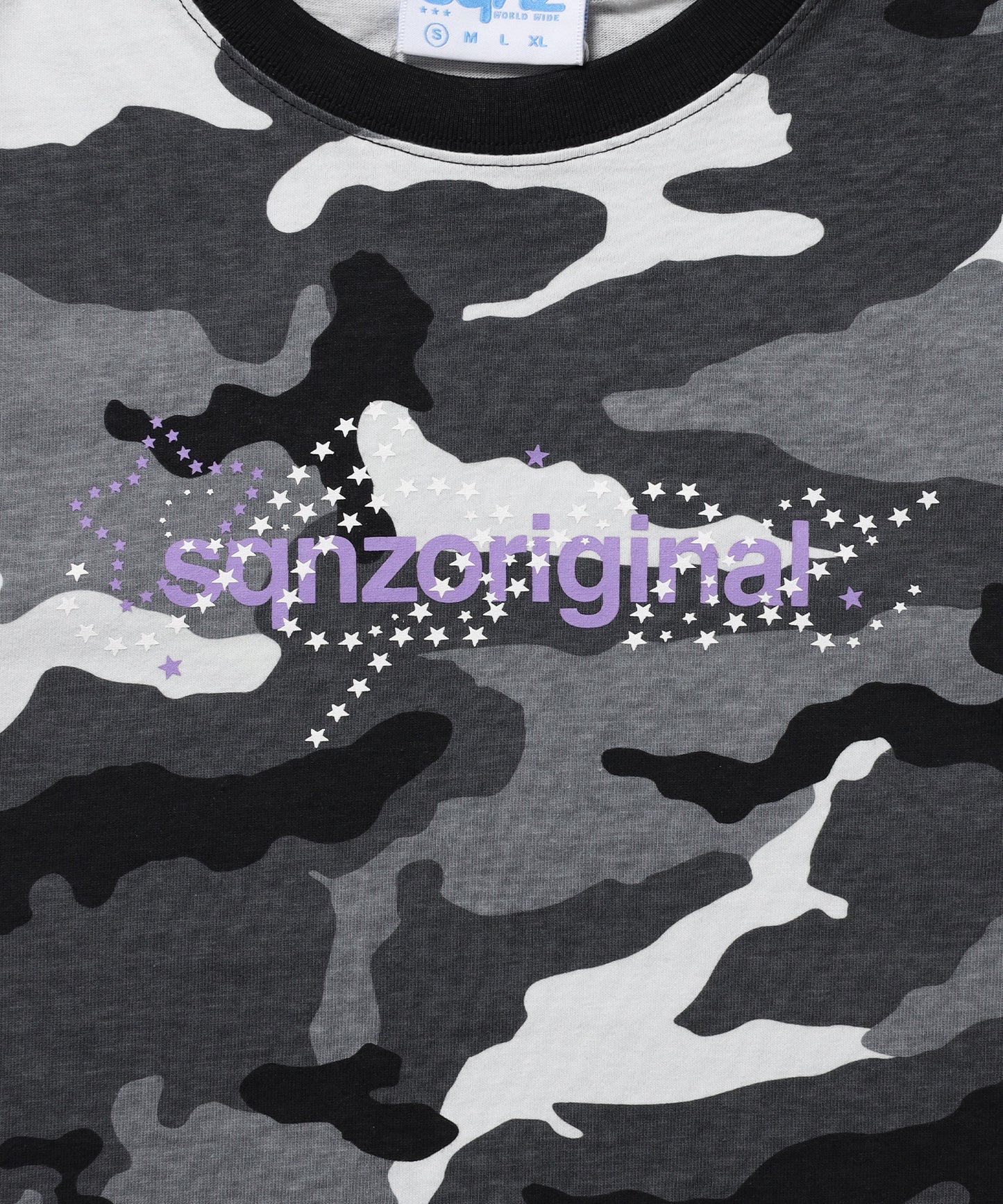 ※WEB限定 / ユニセックス / 星モチーフ半袖Tシャツ / sqnz star new logo tee / 柄84