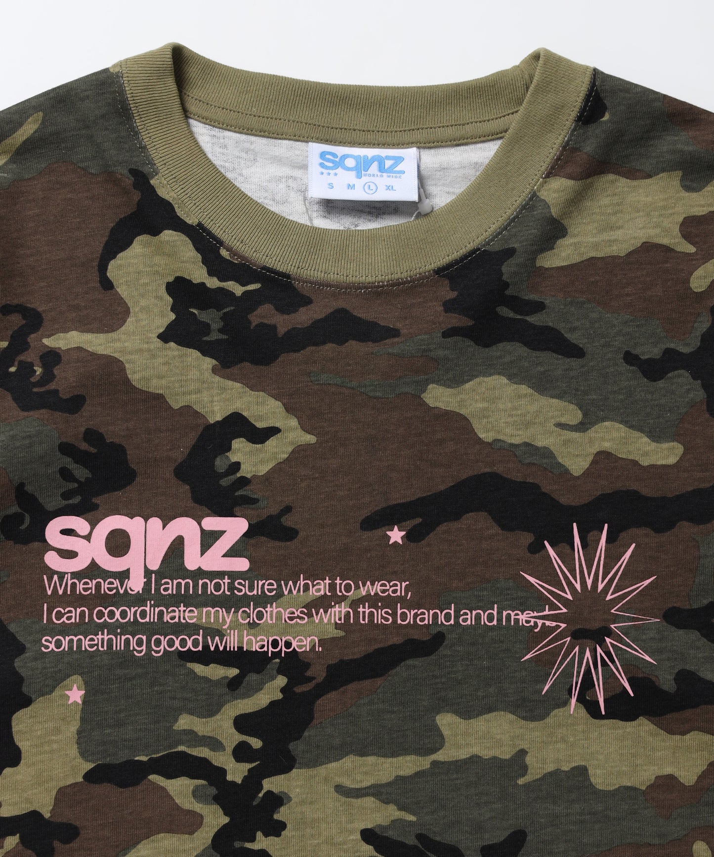※WEB限定 / ユニセックス / シンプルロゴTシャツ / sqnz logo s/s tee 柄80