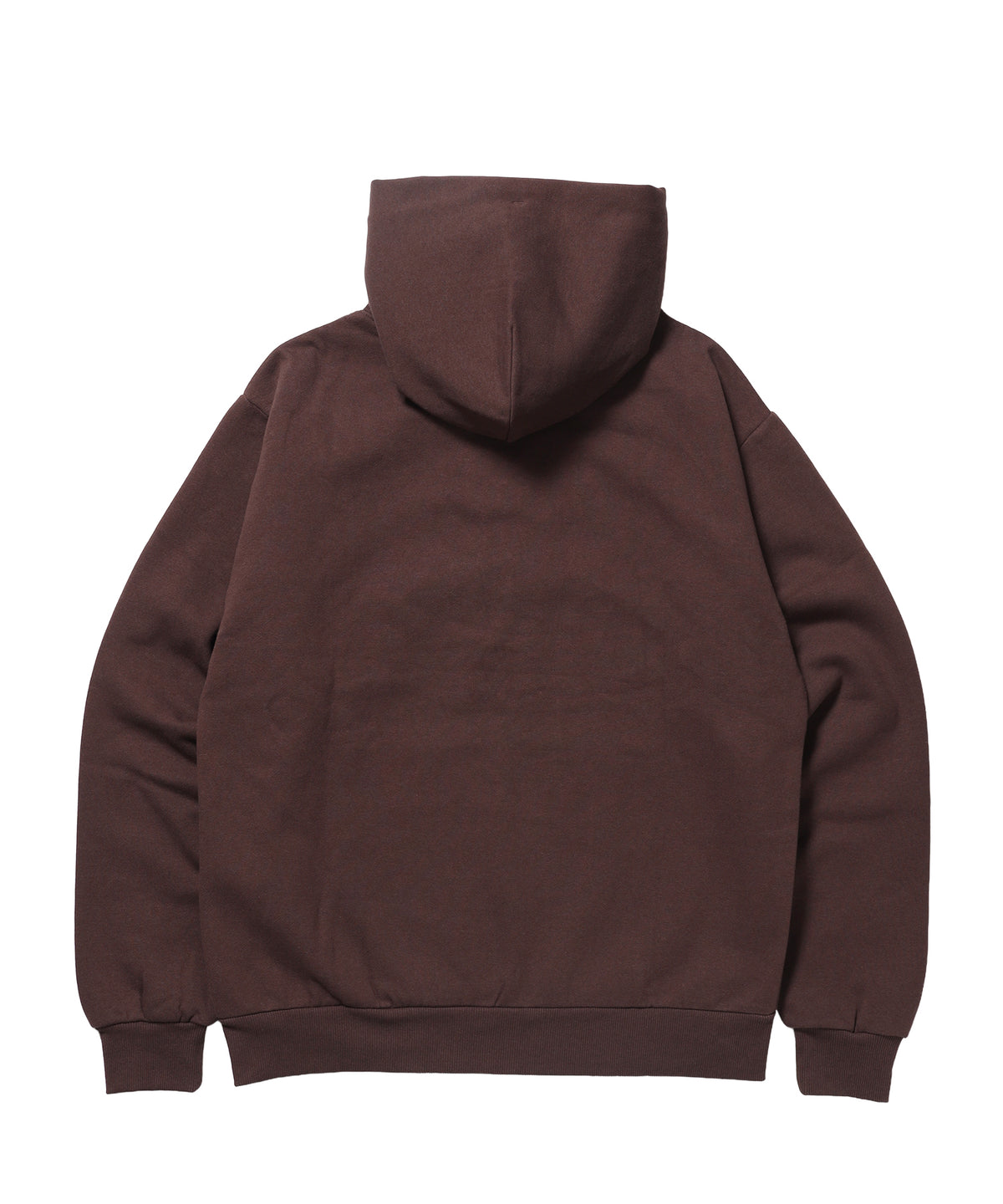 ※WEB限定 / 短丈裏起毛ジップパーカー / sqnz gingham applique pk ブラウン