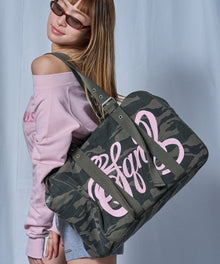 sqnz vintage boston bag / スクール ボストン バック アジャスター 迷彩柄 柄80