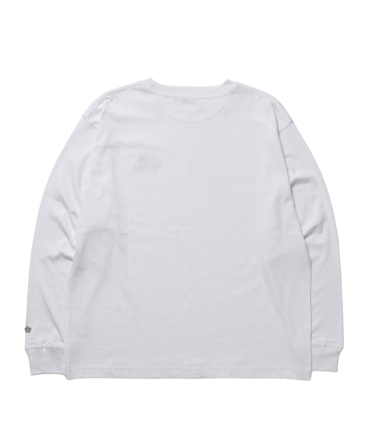 ※WEB限定 / サークルハート刺繍ロンT/sqnzU basic logo l/s tee ホワイト
