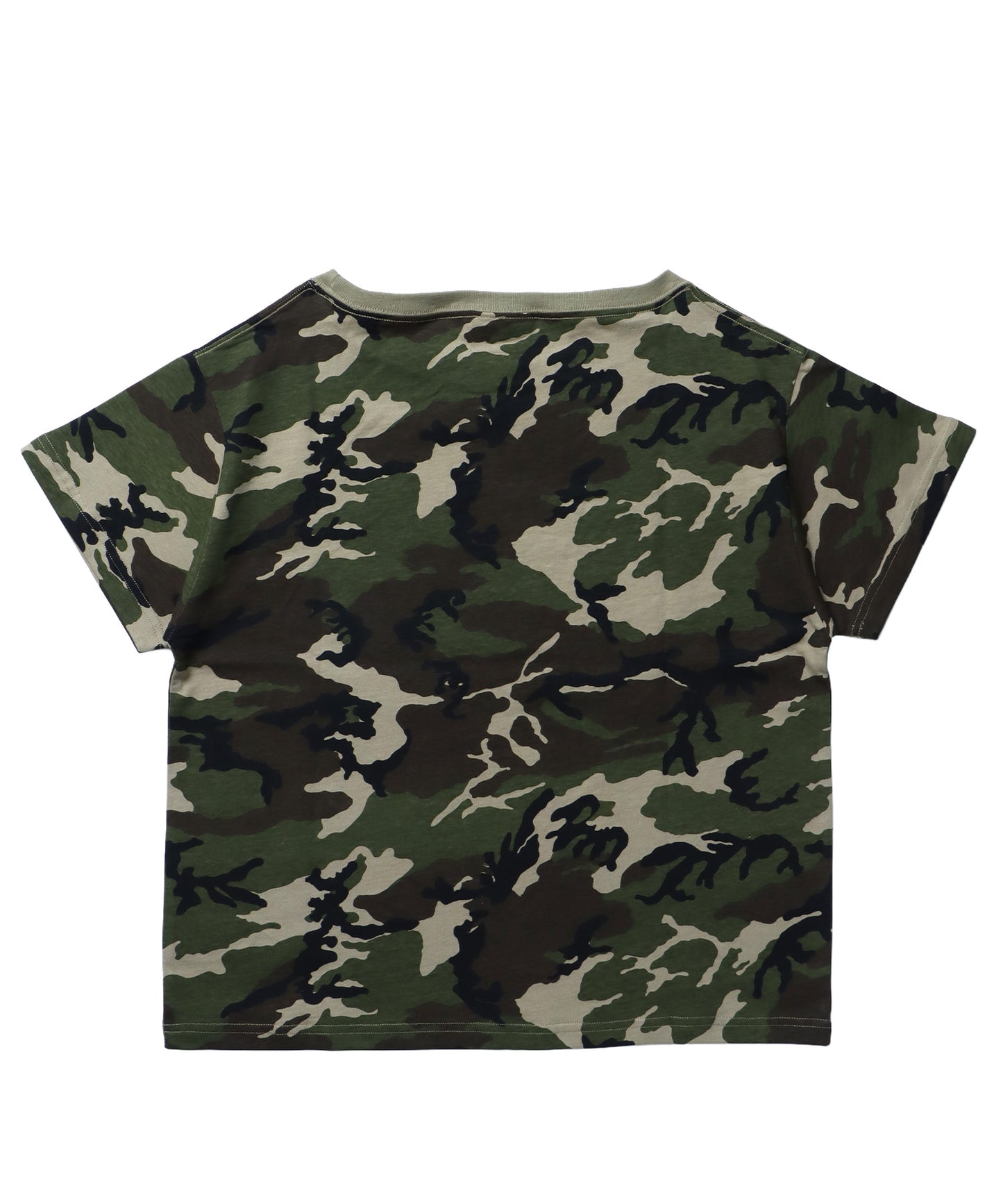 sqnz one-shoulder cross tee / レディース 半袖 Tシャツ ワンショルダー 柄80