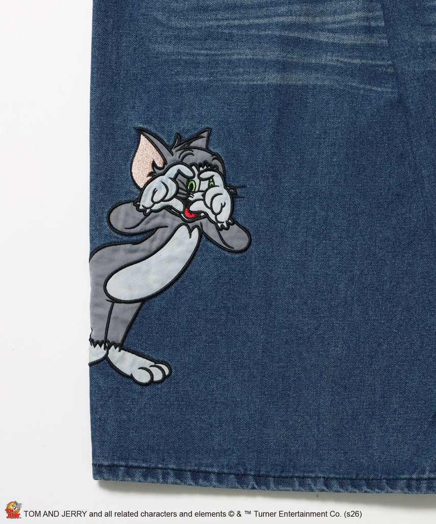 SEQUENZ（シークエンズ）】TJ JERRY AND TUFFY LOOSE DENIM / トムと